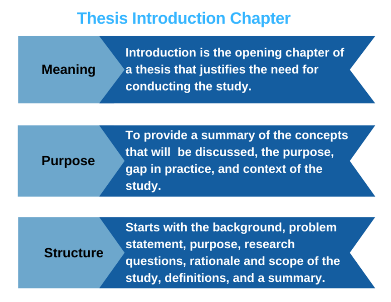 Thesis Introduction Chapter